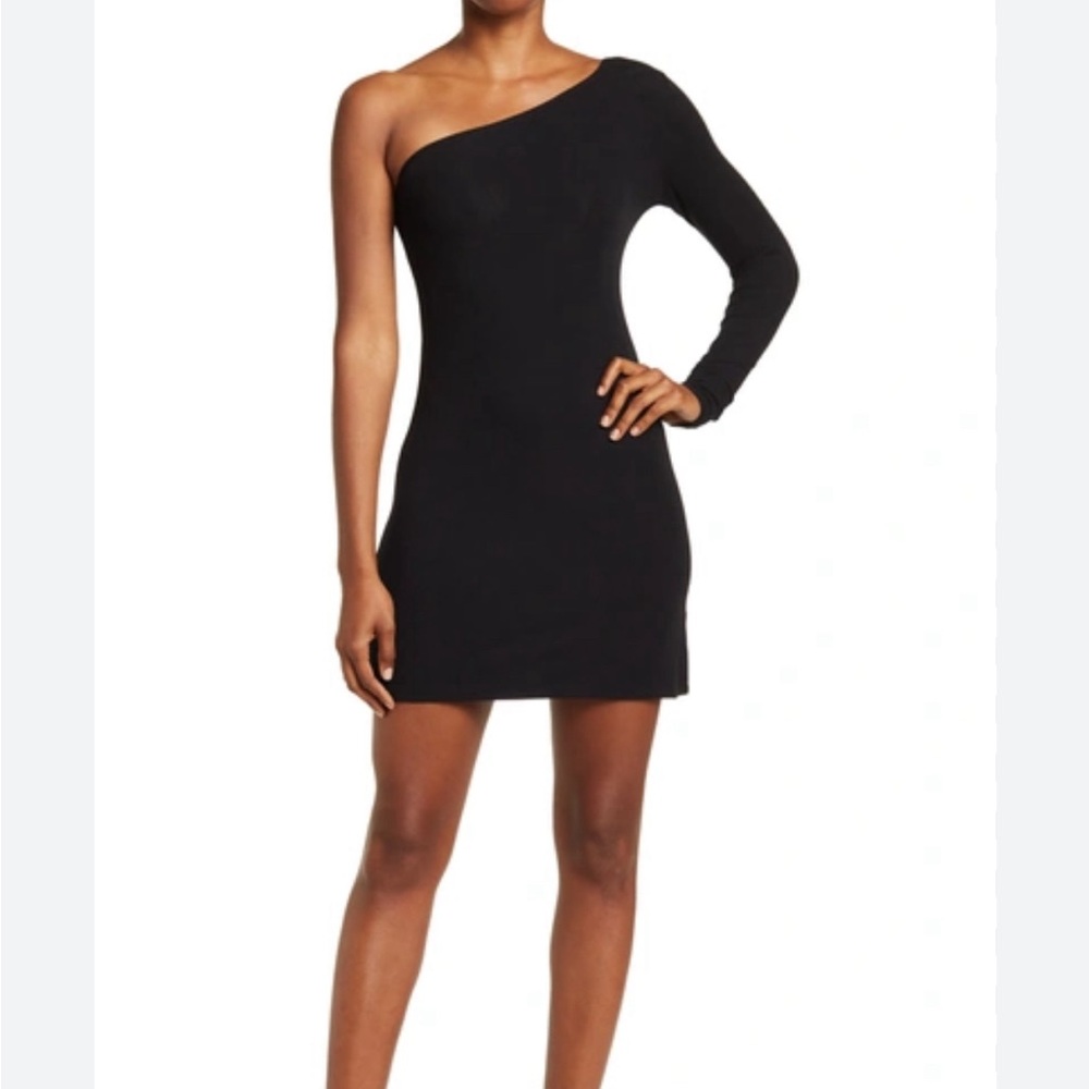 One Sleeve Mini Dress
